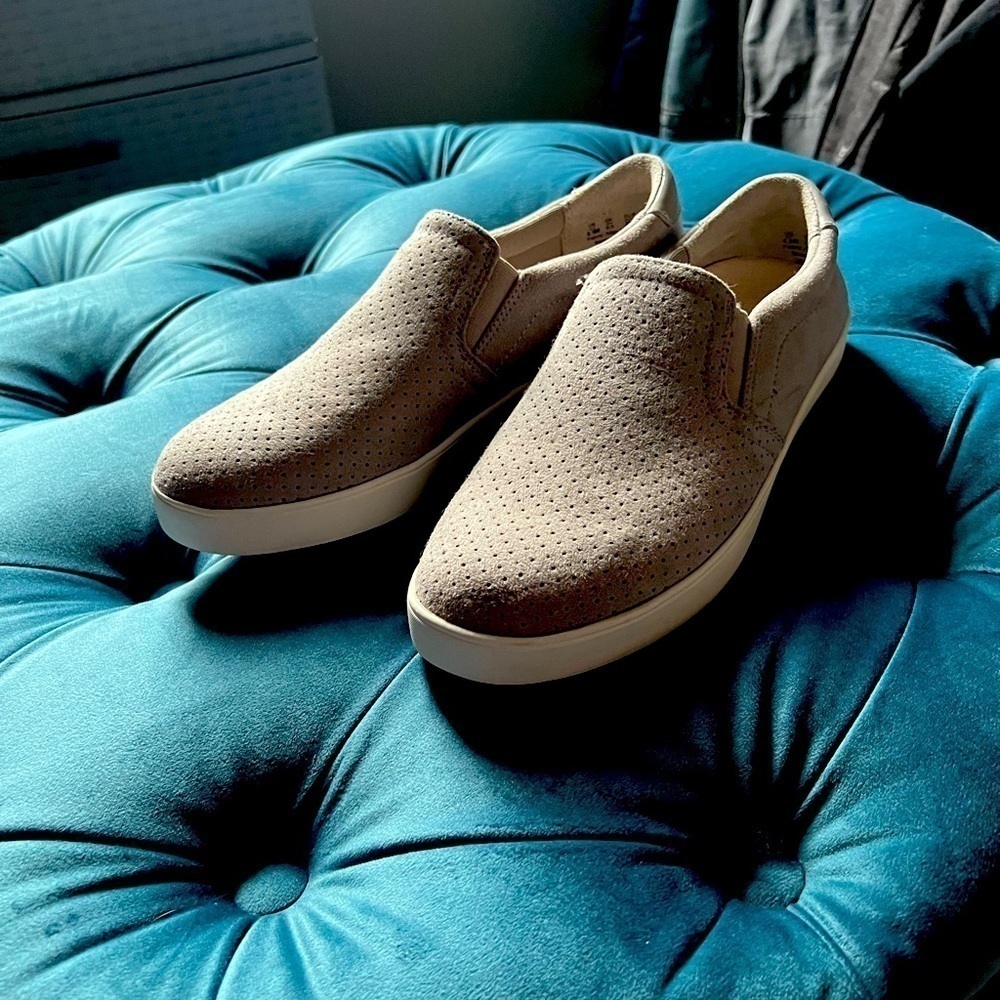 Gray slip on shoes size 8.5 NWOT